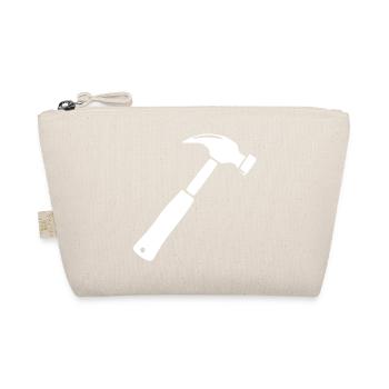 Hammer Handwerk Bauherr Richtfest Geschenk - Bio-Täschchen - Natur - Vorne