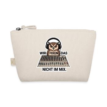 Tontechniker Mixing Studio Mischpult T-Shirt - Bio-Täschchen - Natur - Vorne