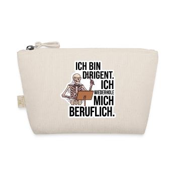 Dirigent Orchester Chorleiter Taktstock T-Shirt - Bio-Täschchen - Natur - Vorne