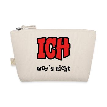 Ich wars nicht - frech - nö - lustig - Bio-Täschchen - Natur - Vorne
