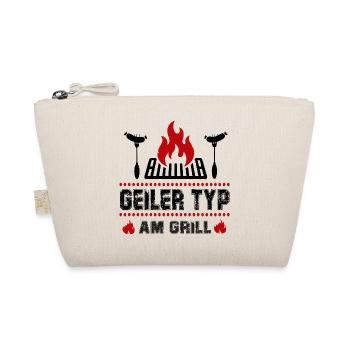 Geiler Typ am Grill Grillsprüche Chef BBQ Grill - Bio-Täschchen - Natur - Vorne