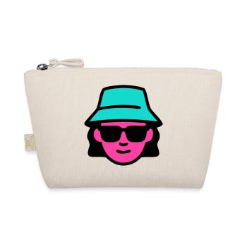 Sonnenbrille Neon Hut Icon - Bio-Täschchen - Natur - Vorne