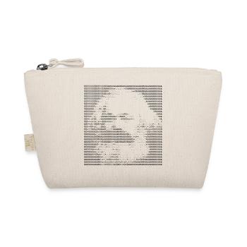 Karl Marx ASCII Porträtkunst - Bio-Täschchen - Natur - Vorne