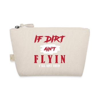Dirt Track Racing - Bio-Täschchen - Natur - Vorne