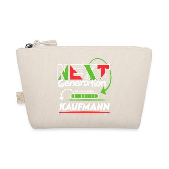Kaufmann Next Generation Beruf Arbeit Mann Job  - Bio-Täschchen - Natur - Vorne