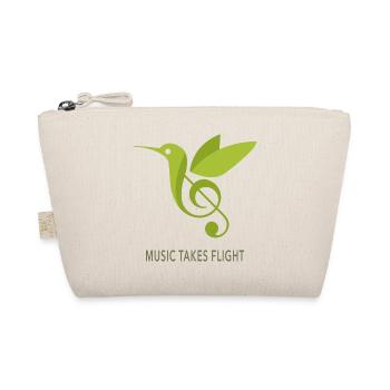 Music Takes Flight – Kolibri Musik Design - Bio-Täschchen - Natur - Vorne