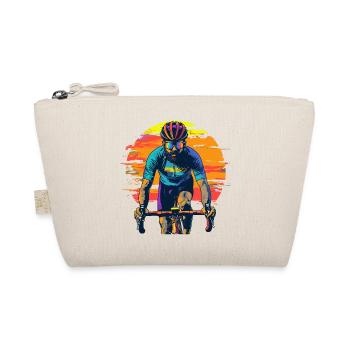 Radsport Sonnenuntergang - Bio-Täschchen - Natur - Vorne