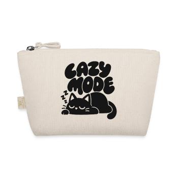 Lazy Mode – Schlafende Katze - Bio-Täschchen - Natur - Vorne