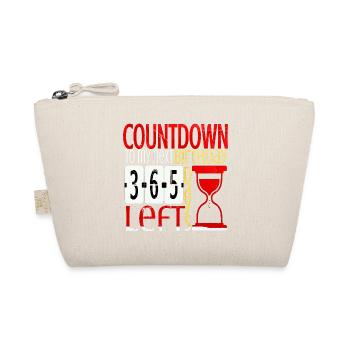 Countdown zum nächsten Geburtstag - Bio-Täschchen - Natur - Vorne
