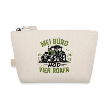 mei Büro hod vier Roafn - mein Büro hat 4 Reifen - Bio-Täschchen - Natur - Vorne