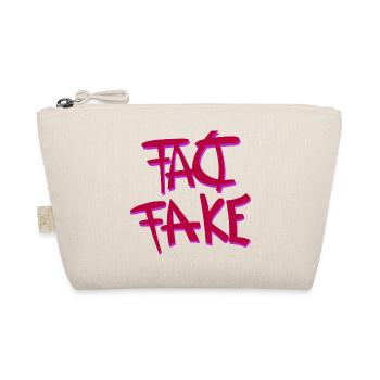 Graffiti Fake Statement Design - Bio-Täschchen - Natur - Vorne
