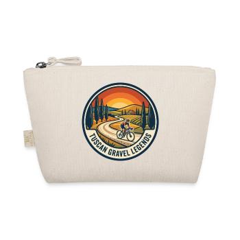 Tuscan Gravel Legends 70er Outdoor-Abzeichen - Bio-Täschchen - Natur - Vorne