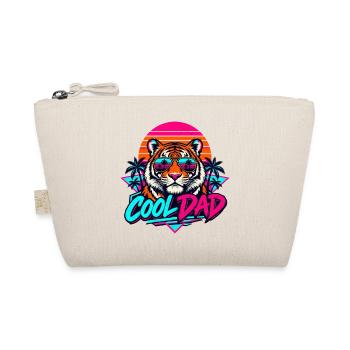 Tiger Retro Sonnenbrillen Dad - Bio-Täschchen - Natur - Vorne