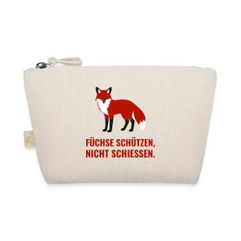 Füchse schützen, nicht schiessen - Bio-Täschchen - Natur - Vorne