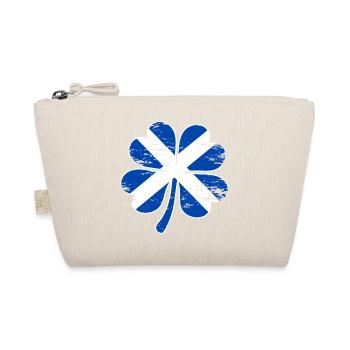 Schottland Flagge Kleeblatt used - Bio-Täschchen - Natur - Vorne