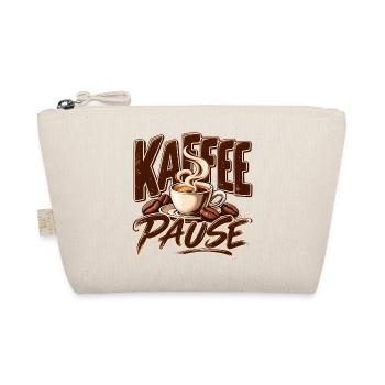 Kaffee Pause Schöne Geschenkidee für den Büro - Bio-Täschchen - Natur - Vorne