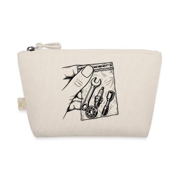 Mechanische Sucht – Pouch Tools Candle Key - Bio-Täschchen - Natur - Vorne