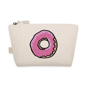 Rosa Donut-Grafik - Bio-Täschchen - Natur - Vorne