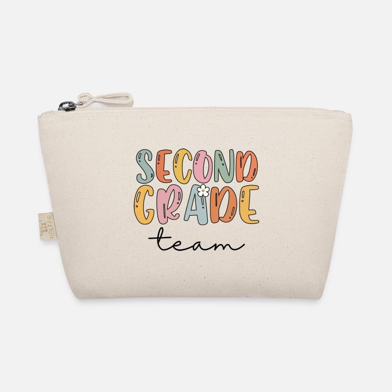 Team Second Grade 2nd Grade School Lehrer Geschenk Bio-Täschchen