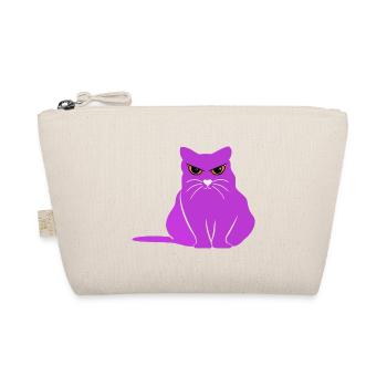 Fat CAT fetter Kater Galahad Story - Organic Pouch - nature - Front