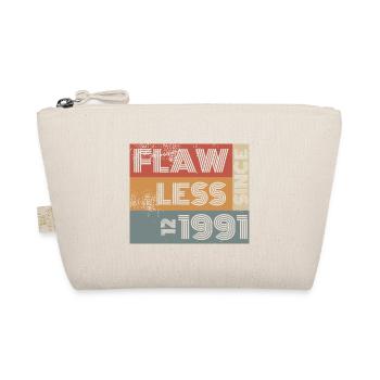 33. Birthday Flawless since 12/1991 - Organic Pouch - nature - Front