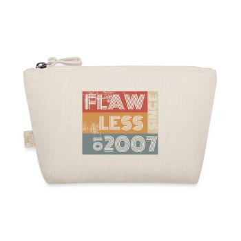 18th Birthday Flawless since 01/2007 - Organic Pouch - nature - Front