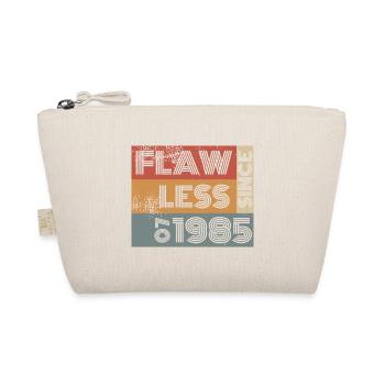 40th Birthday Flawless since 07/1985 - Organic Pouch - nature - Front