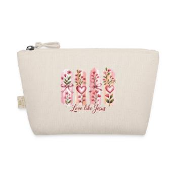 Amour Fleur Aimer Comme Jésus Mariage - Trousse biologique - nature - Devant