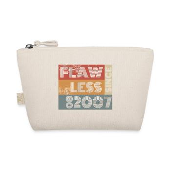 18. Birthday Flawless since 08/2007 - Organic Pouch - nature - Front