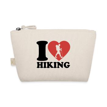 J’aime la randonnée - Coeur - Hobby - Trousse biologique - nature - Devant