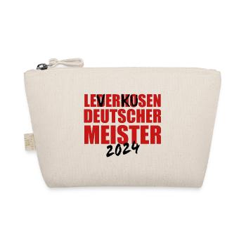 Leverkusen - Deutscher Meister 2024 - Bio-Täschchen - Natur - Vorne