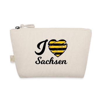 Ich liebe Sachsen - Bio-Täschchen - Natur - Vorne