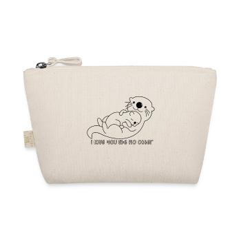 Otter Liebe - Bio-Täschchen - Natur - Vorne