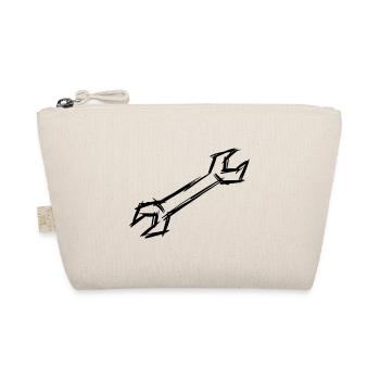 Wrench, hand-drawn - Organic Pouch - nature - Front