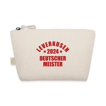 Leverkusen - Deutscher Meister 2024 - Bio-Täschchen - Natur - Vorne