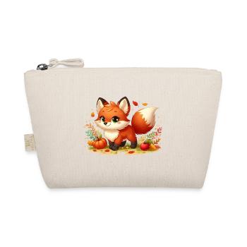 Fuchs Herbst 3 - Bio-Täschchen - Natur - Vorne