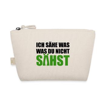 Cannabis, Ich sähe was was du nicht sähst, Hanf - Bio-Täschchen - Natur - Vorne