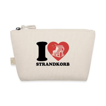I Love Chaise de plage - Coeur - Hobby - Trousse biologique - nature - Devant