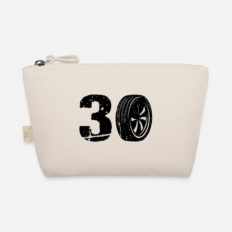 30 Auto Motorsport - Bio-Täschchen - Natur
