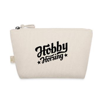 Hobby Horsing - Steckenpferd - Reiten - Geschenk - Bio-Täschchen - Natur - Vorne