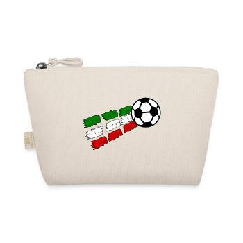Fußball Macht Italien - Bio-Täschchen - Natur - Vorne