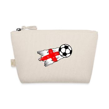 England und Fußball - Bio-Täschchen - Natur - Vorne