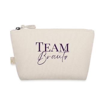 Team Braut Bride Crew JGA Junggesellinnenabschied - Bio-Täschchen - Natur - Vorne