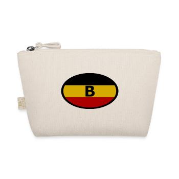 The sticker for Belgium - Organic Pouch - nature - Front