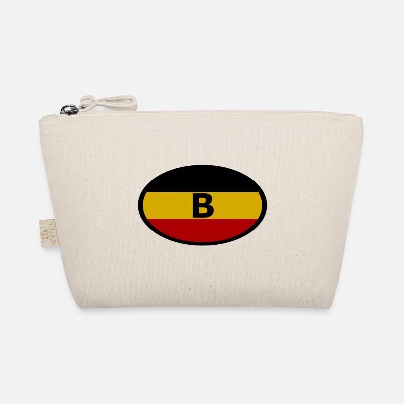 The sticker for Belgium Organic Pouch