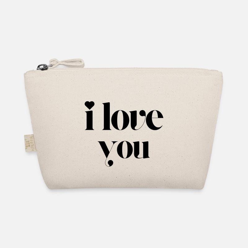 Ich liebe dich Bio-Täschchen