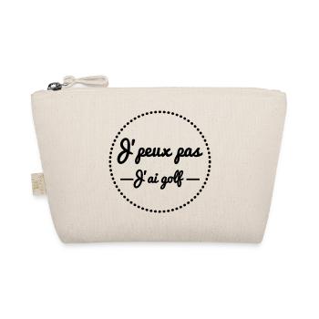 j'peux pas j'ai golf - Trousse biologique - nature - Devant
