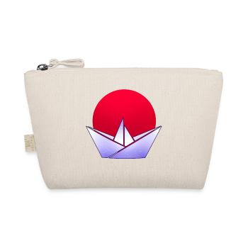 Japanese origami - Organic Pouch - nature - Front