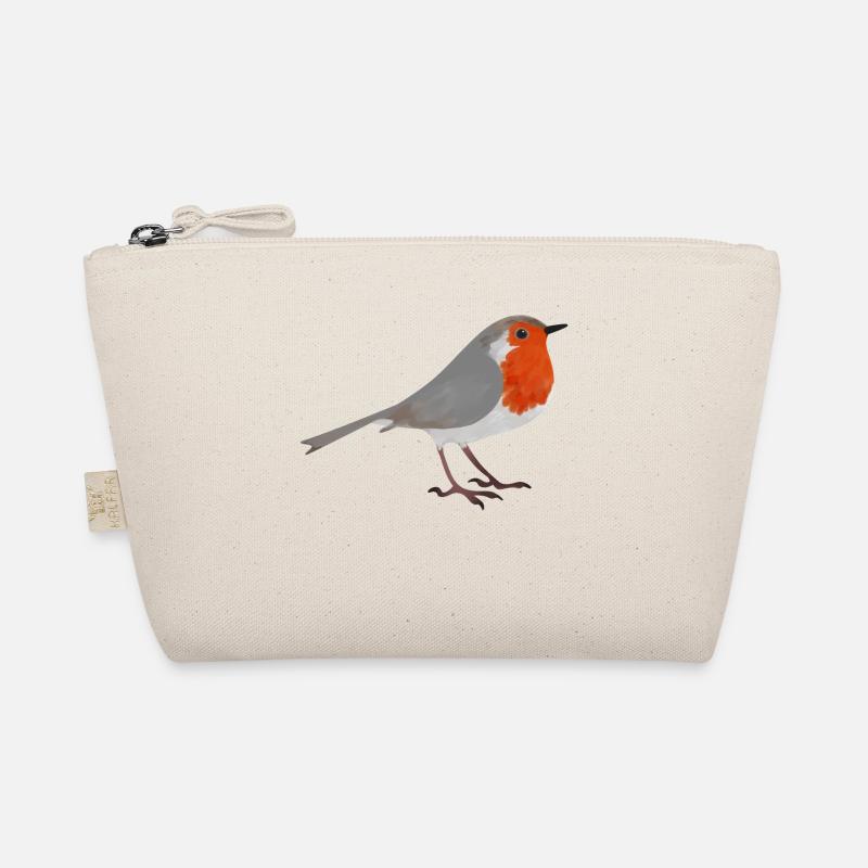 Bird robin Organic Pouch