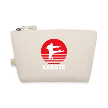 Karate martial arts fight - Organic Pouch - nature - Front